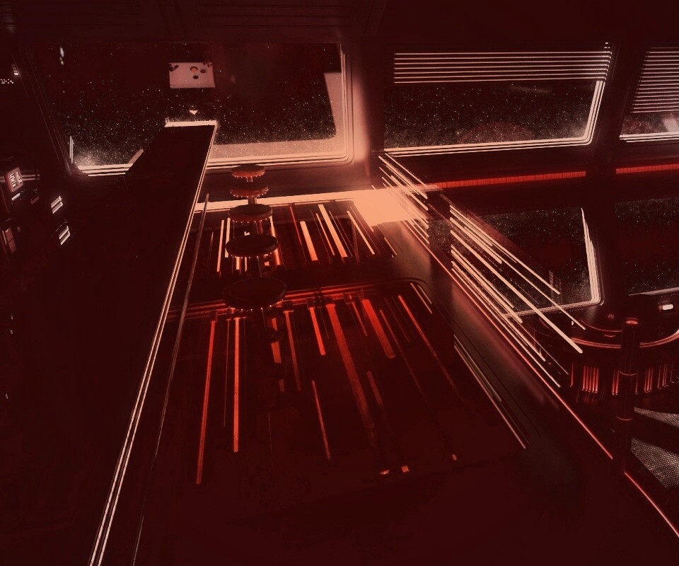 Космический бар обои