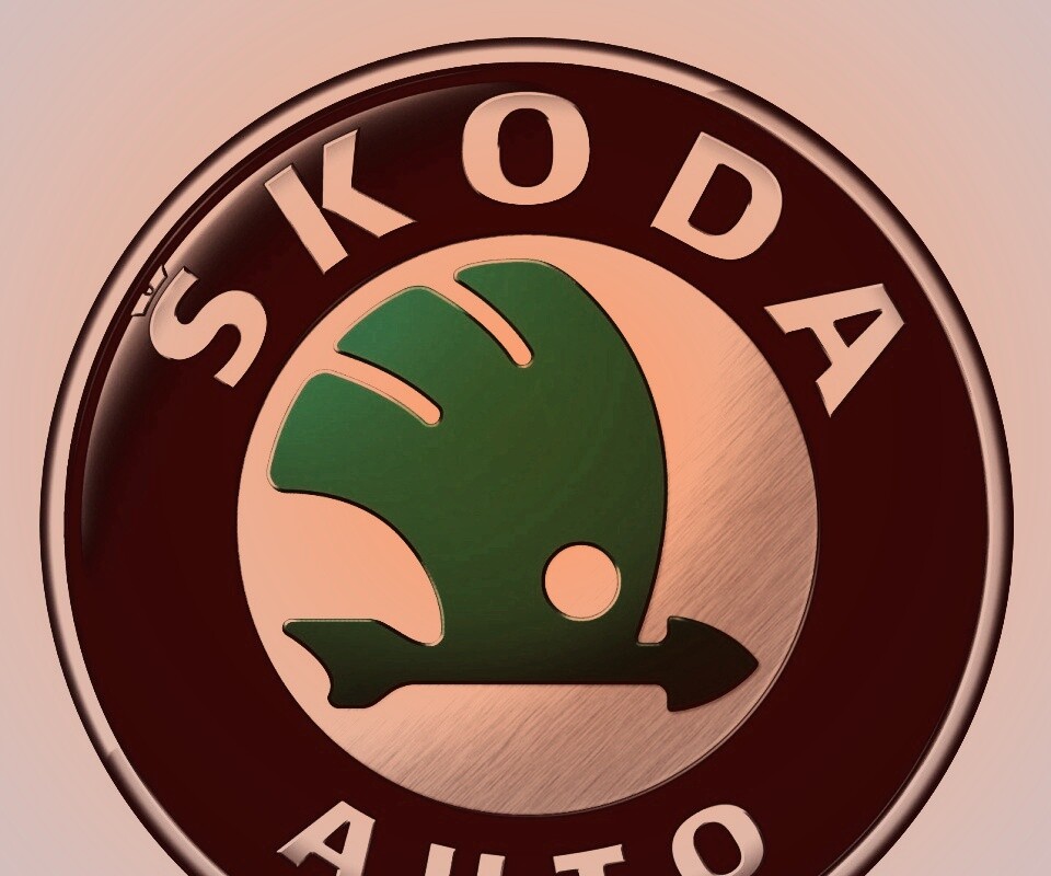 Логотип Skoda обои