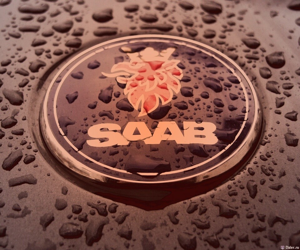 Логотип Saab обои