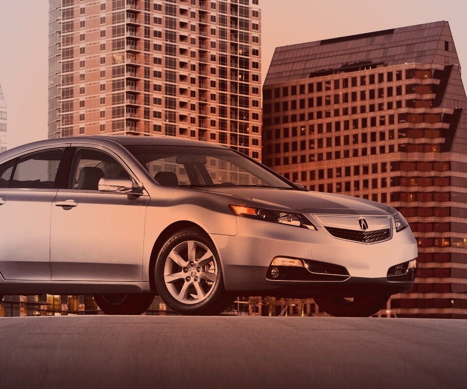 Acura  в городе обои