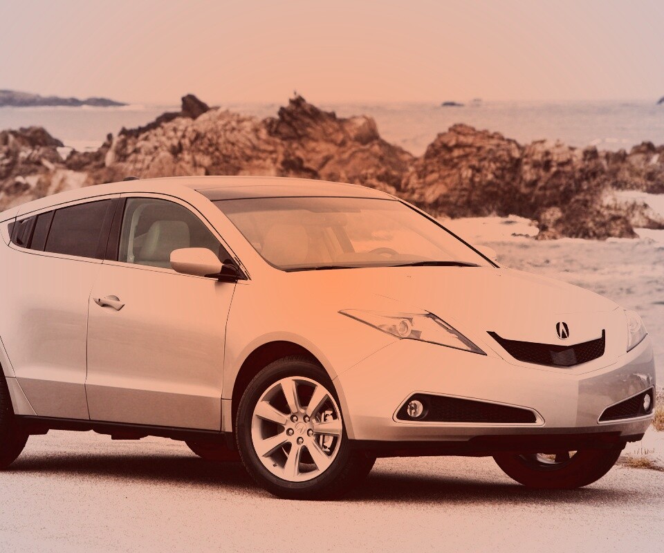 Acura на побережье обои