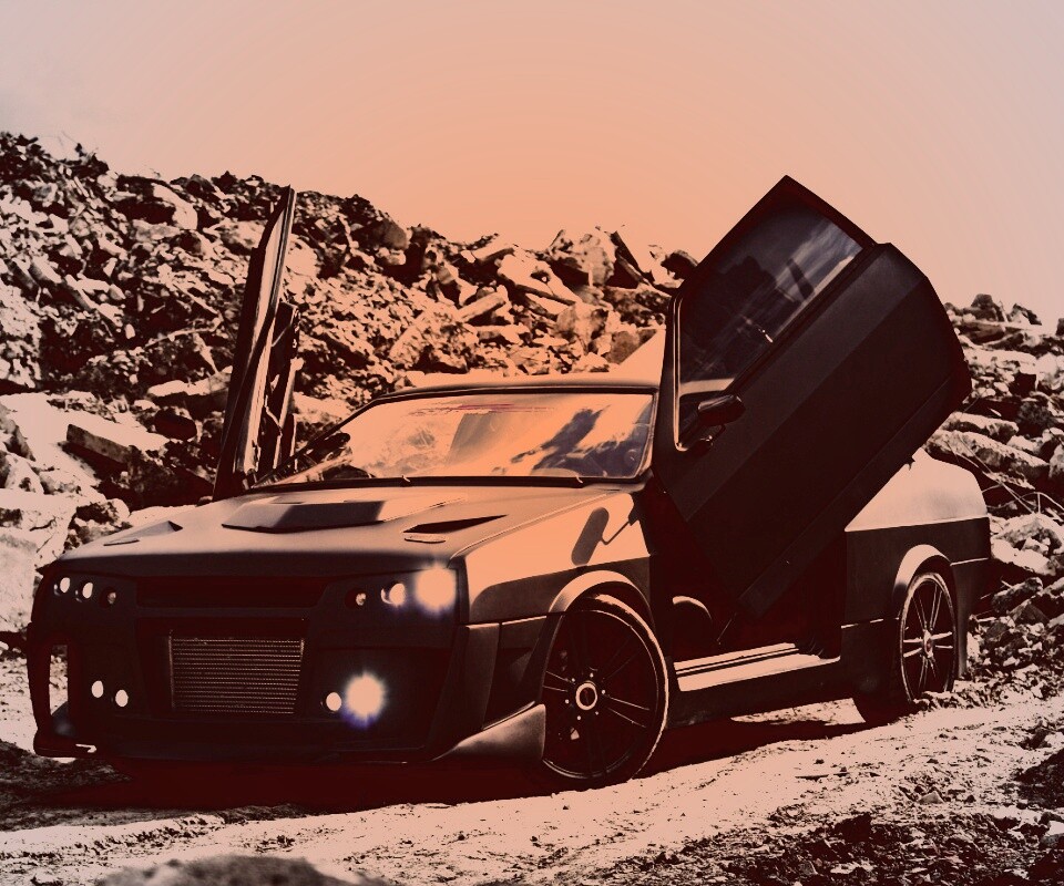 Тюнингованный ваз 21099 обои