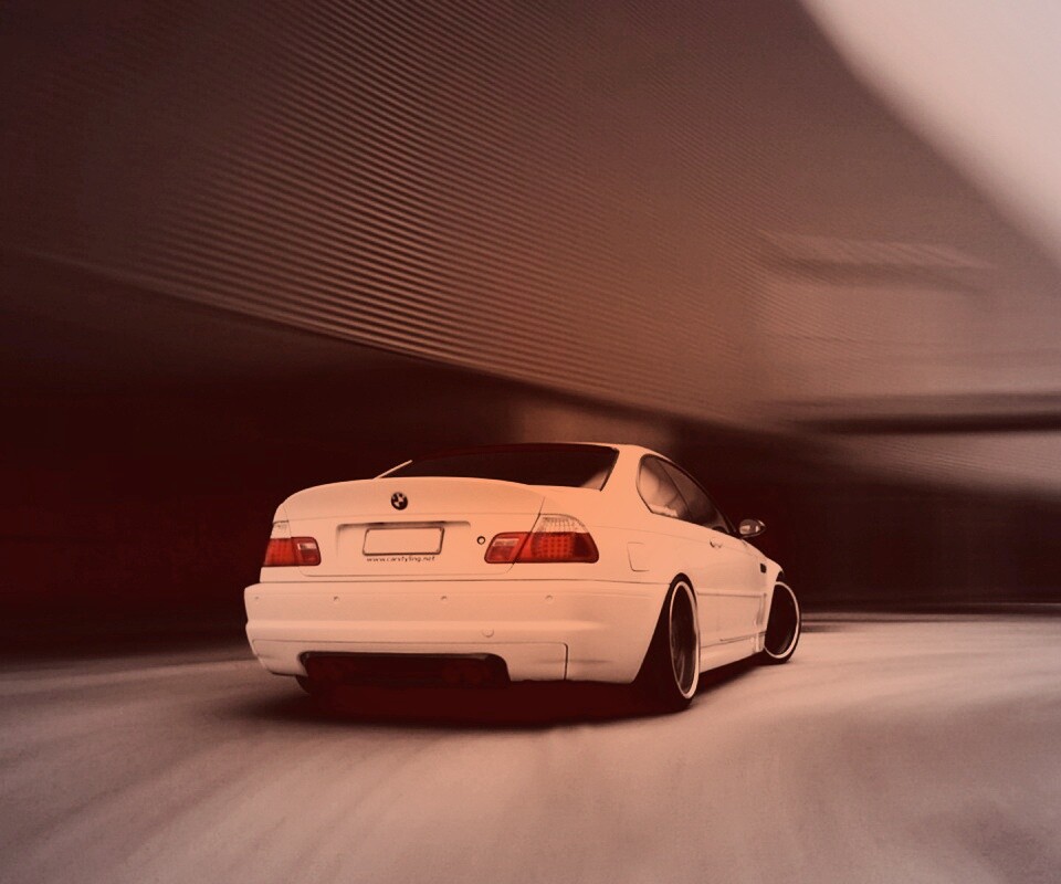 Белый БМВ обои