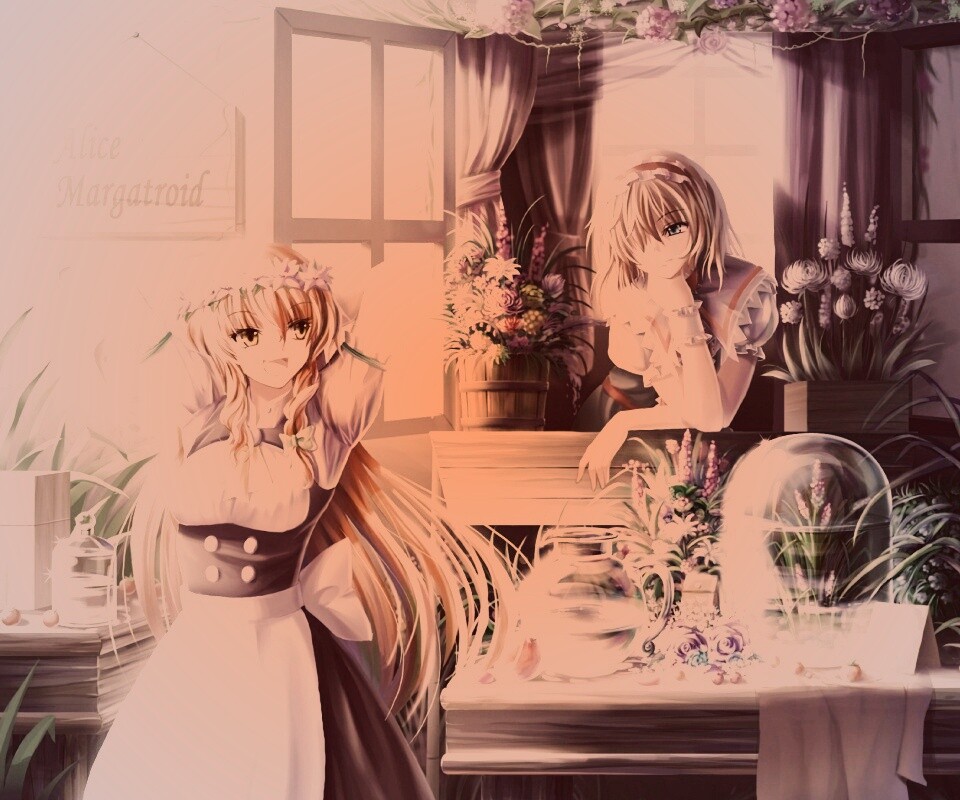 Анимешное утро обои