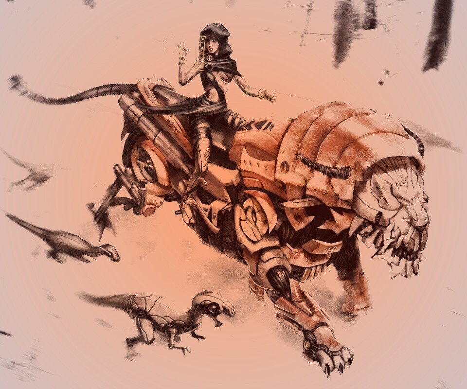 Кибернетическая погоня обои