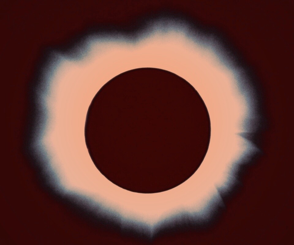Полное солнечное затмение обои