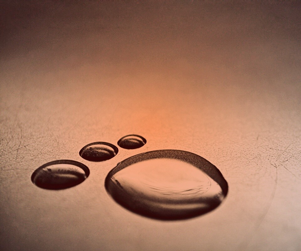 Капли воды обои