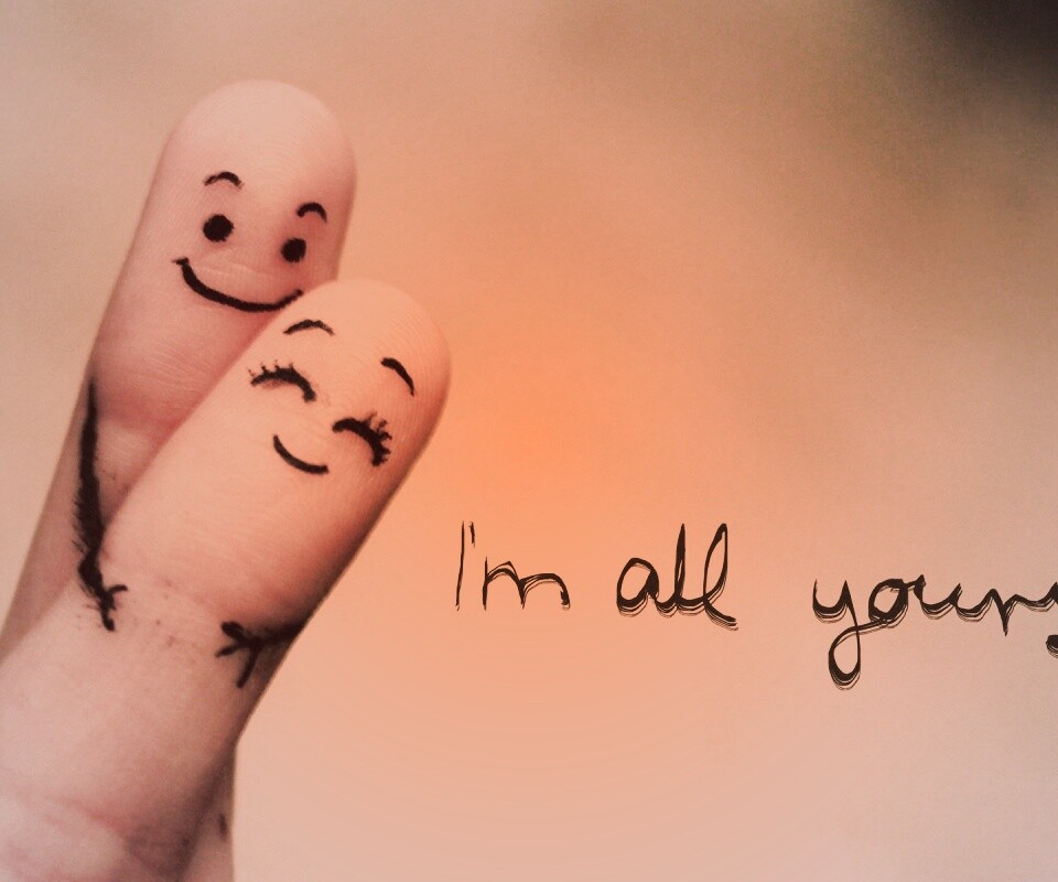I"m all yours! обои