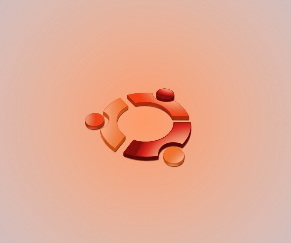 Официальный логотип Убунту обои