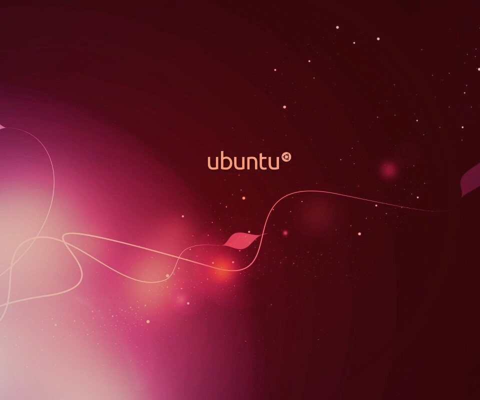 Сиреневые обои Ubuntu обои