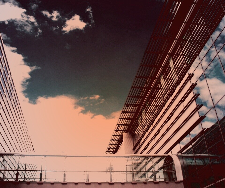 Стекло и металл обои