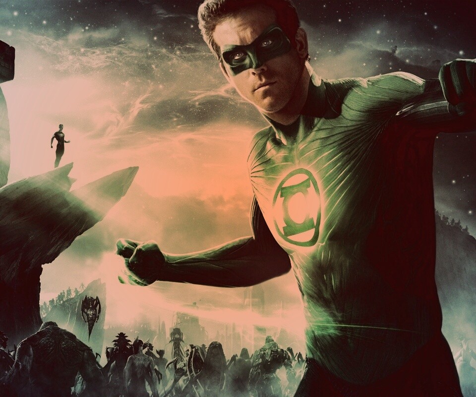 Зелёный фонарь обои