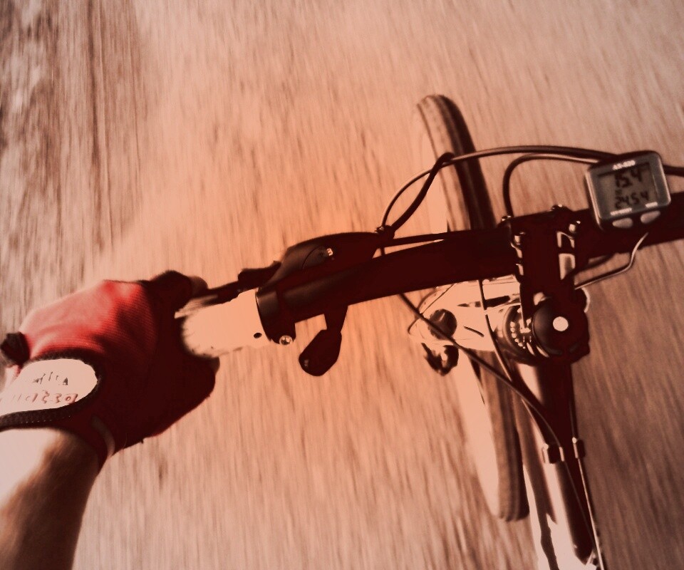 Катание на велосипеде обои