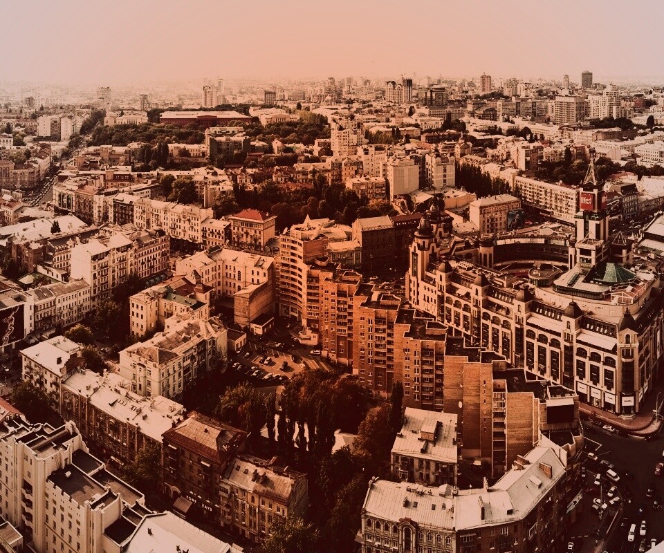 Киевская панорама обои