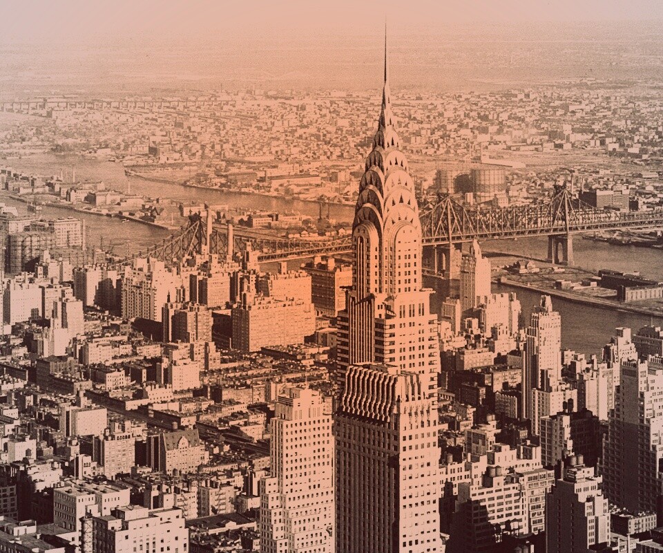 Панорама Нью-Йорка обои