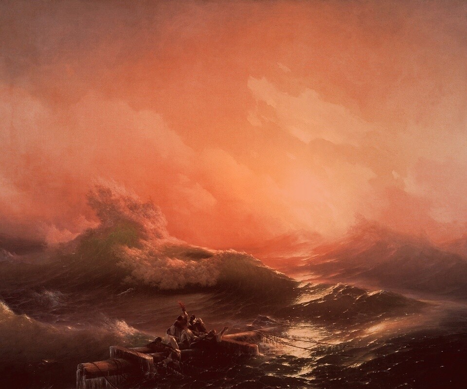 Айвазовский: Девятый вал обои