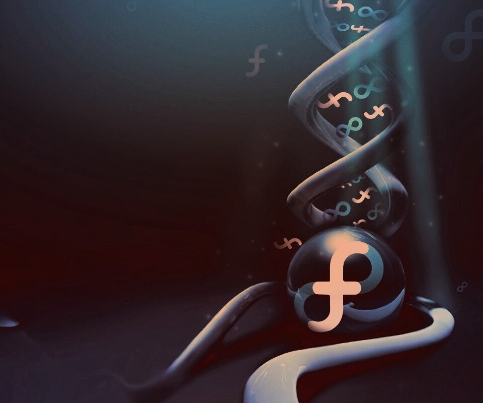 OS Fedora обои