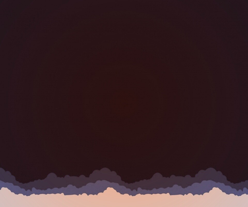 Над облаками в векторном стиле обои