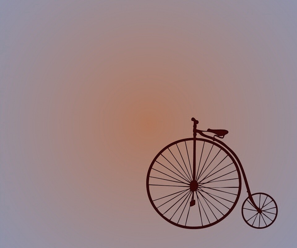 Цирковой велосипед обои