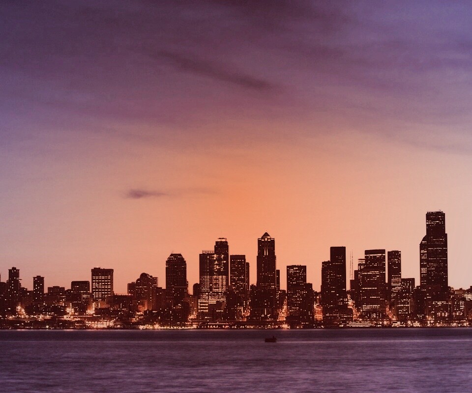 Пейзаж Сиэтла обои