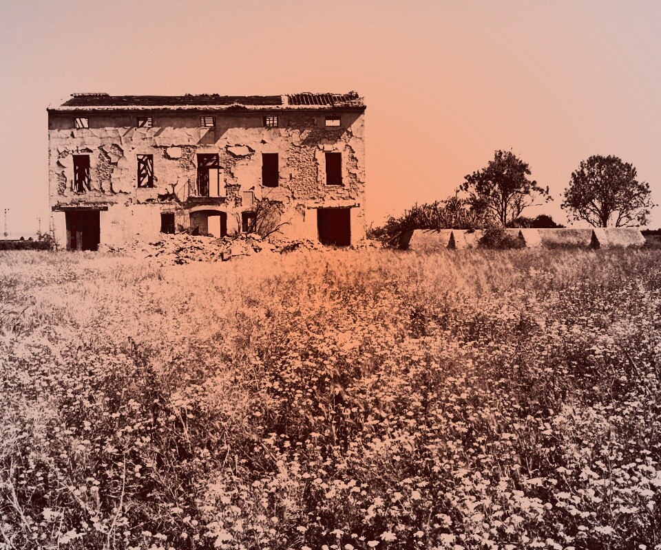 Руины жилого дома обои