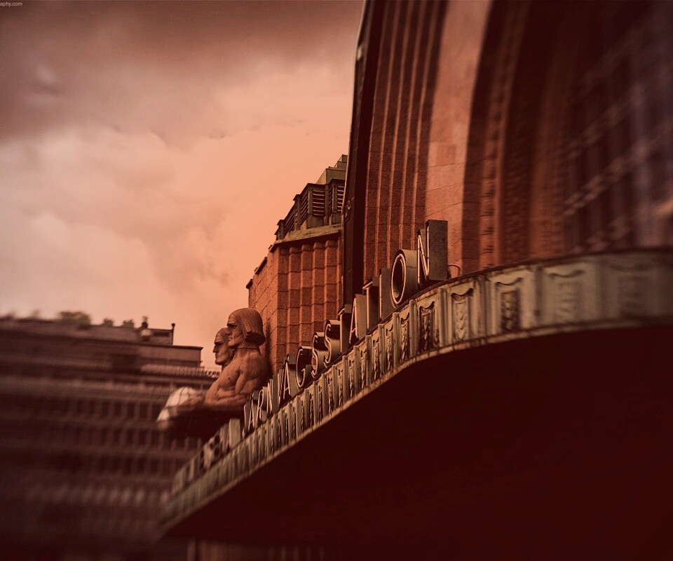 Вокзал Хельсинки обои