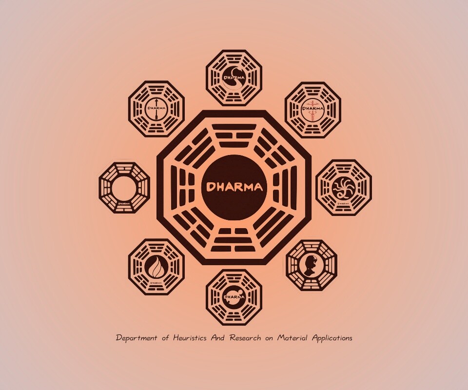 Логотипы станций Дхарма обои