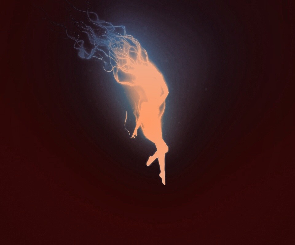 Девушка из света обои