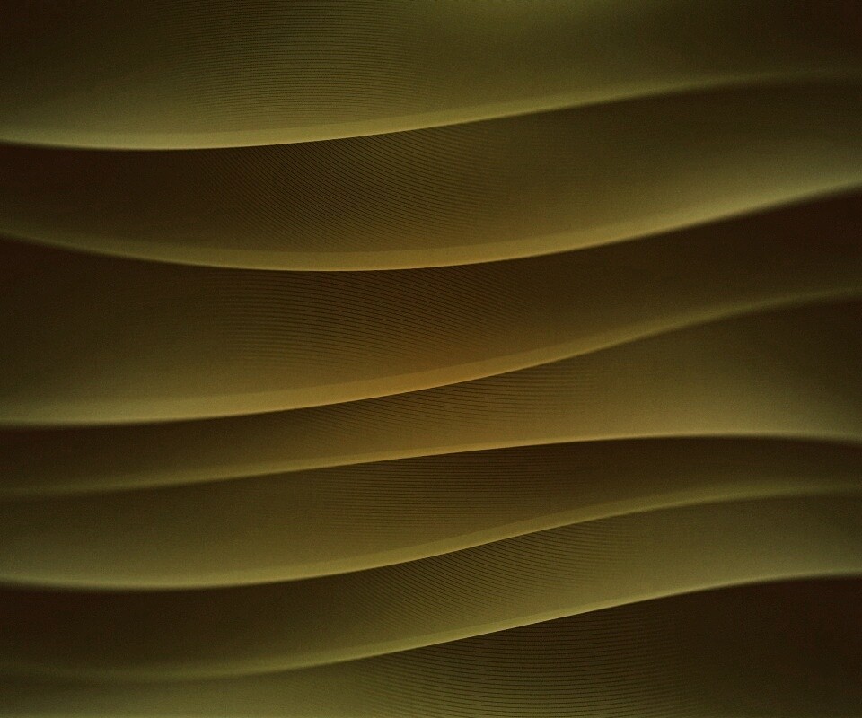 Зелёные горизонтальные волны обои