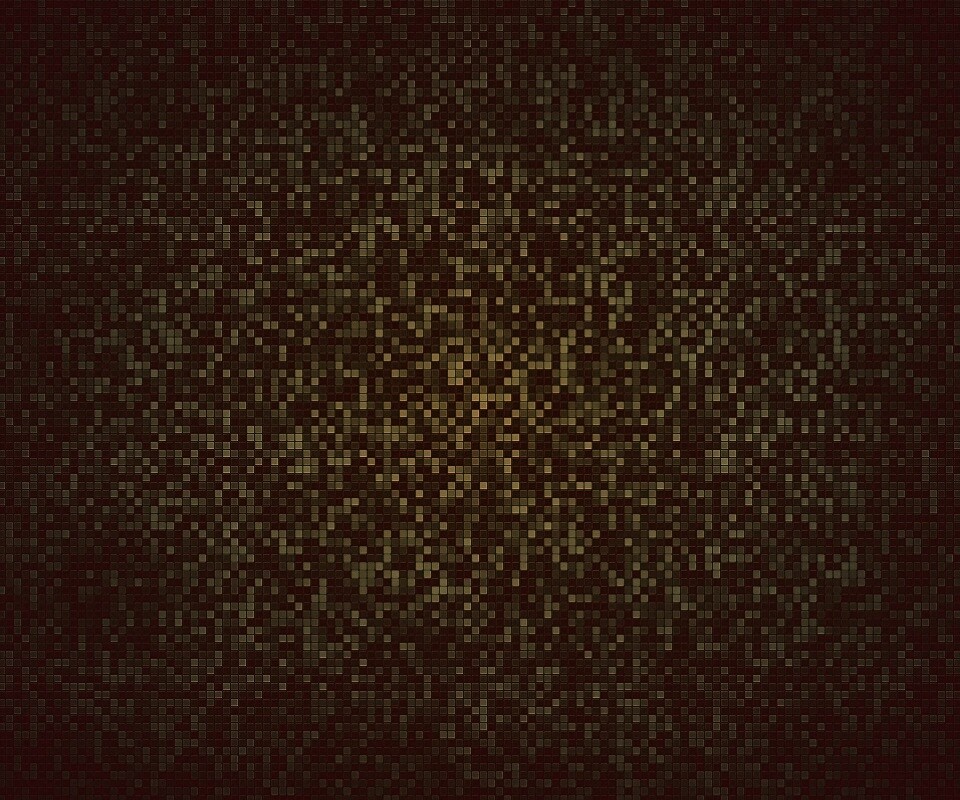 Зелёный пиксель арт обои