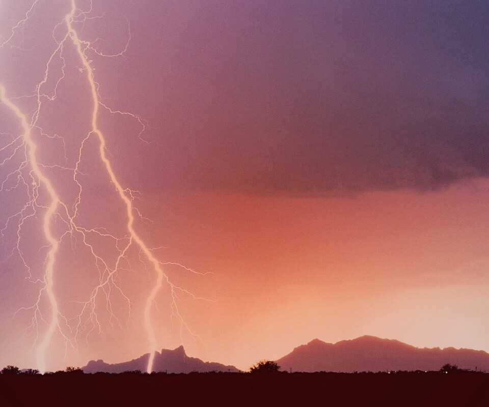 Двойная молния обои