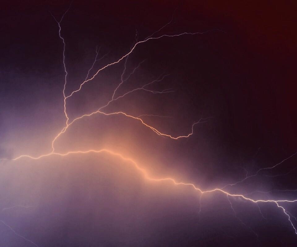 Ветвистая молния обои