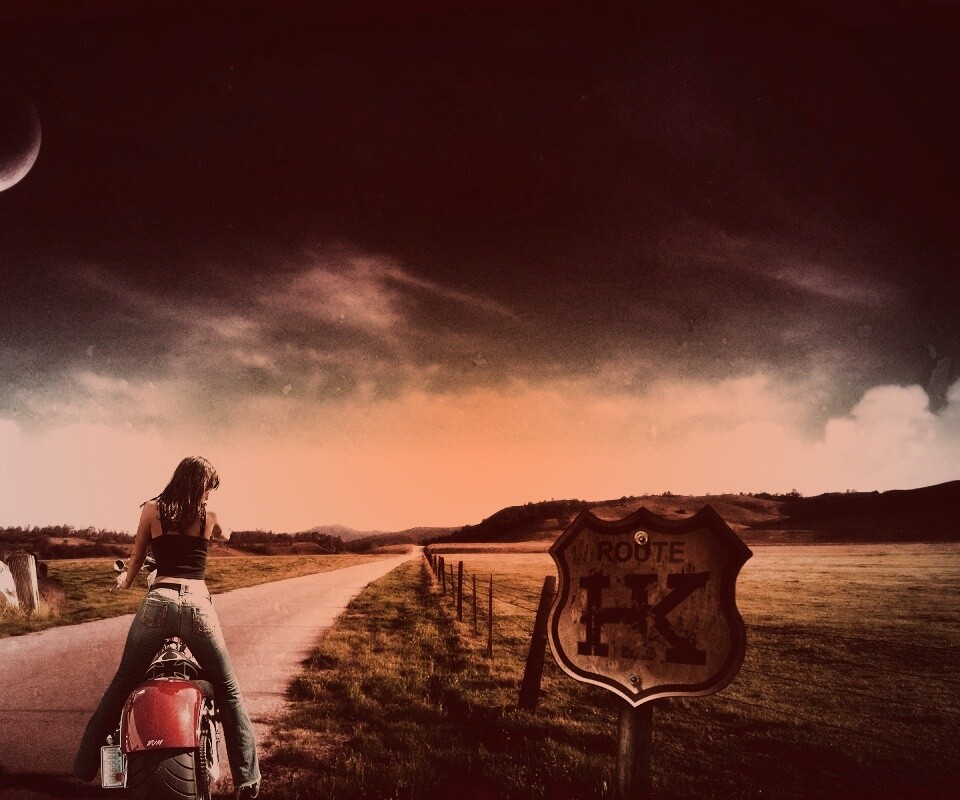 Путешествие на мотоцикле обои