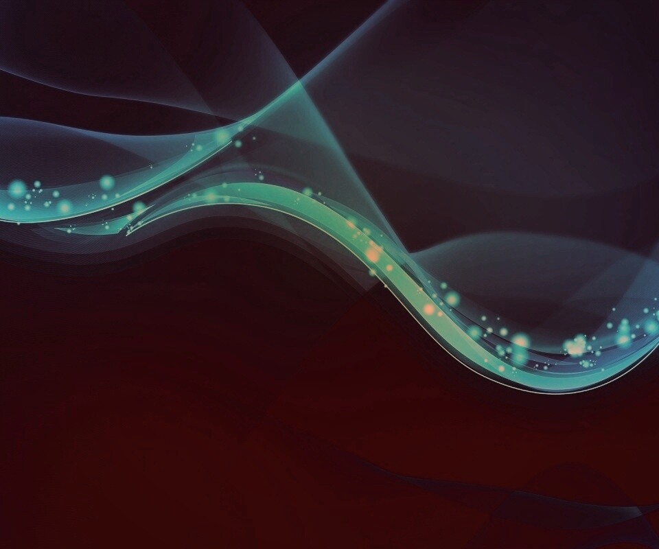 Синяя абстрактная волна обои