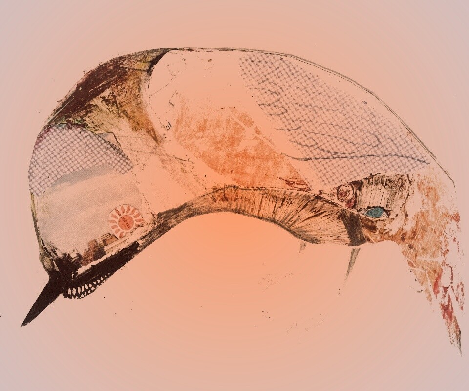 Аппликация Стефана Томпсона "Птица" обои