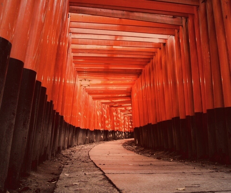 Японский храм обои