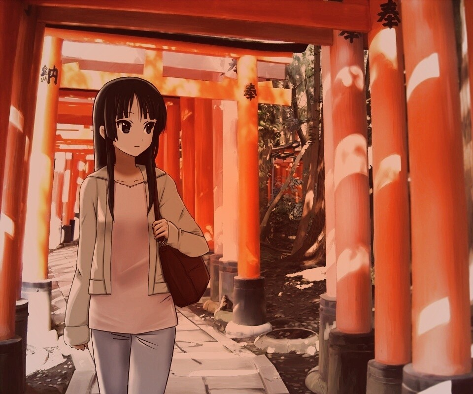 Акияма Мио обои