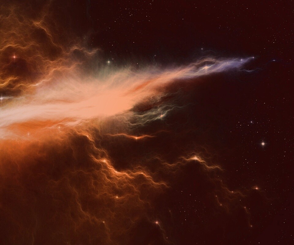 Туманность в глубинах космоса обои