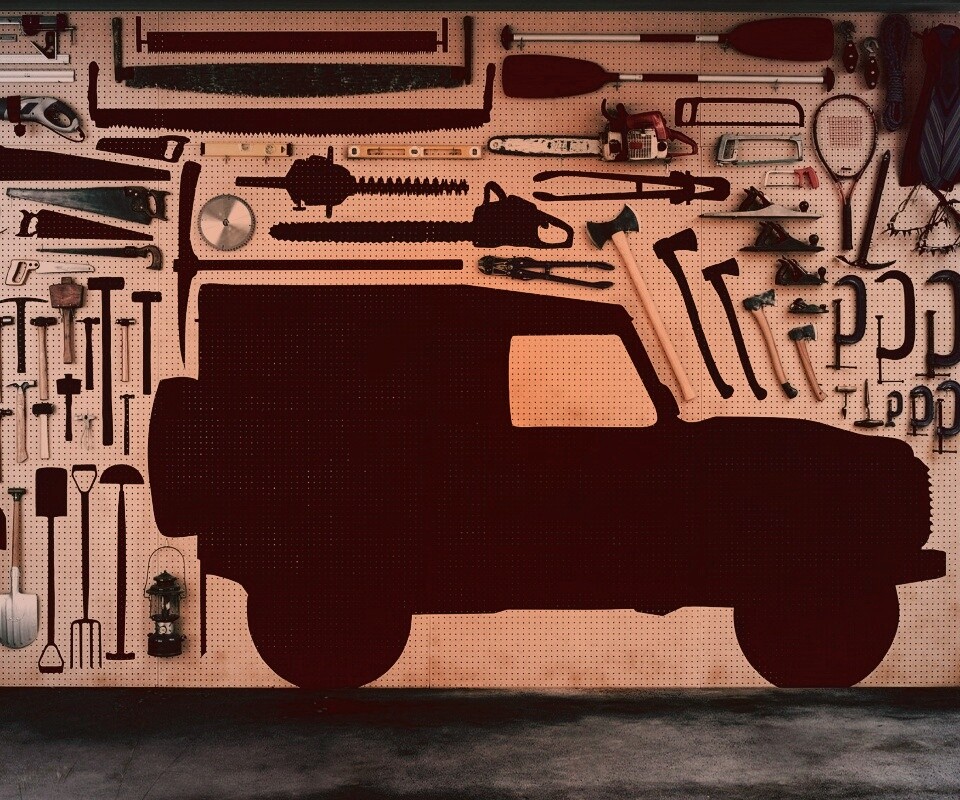 Типичный гараж обои