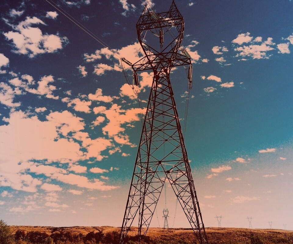 Линии электро передач обои