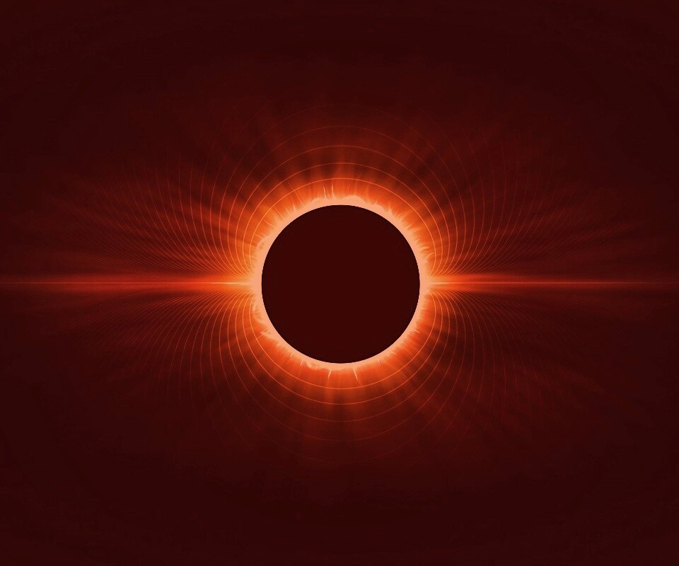Солнецное затмение обои