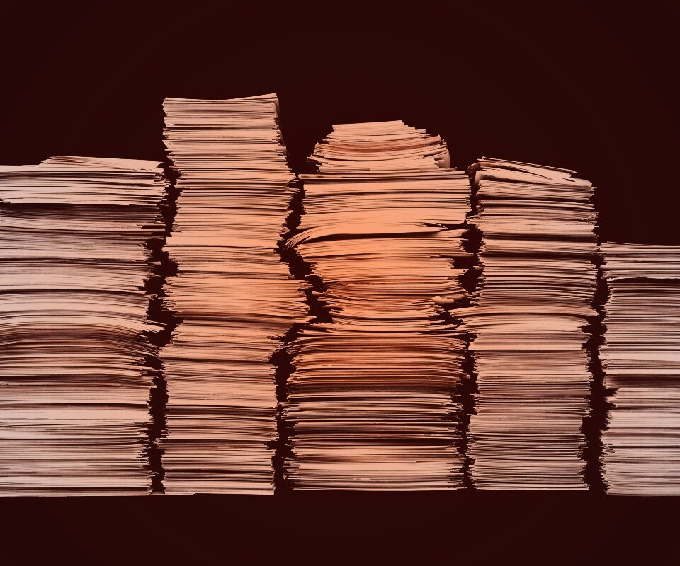 Стопки листов бумаги обои