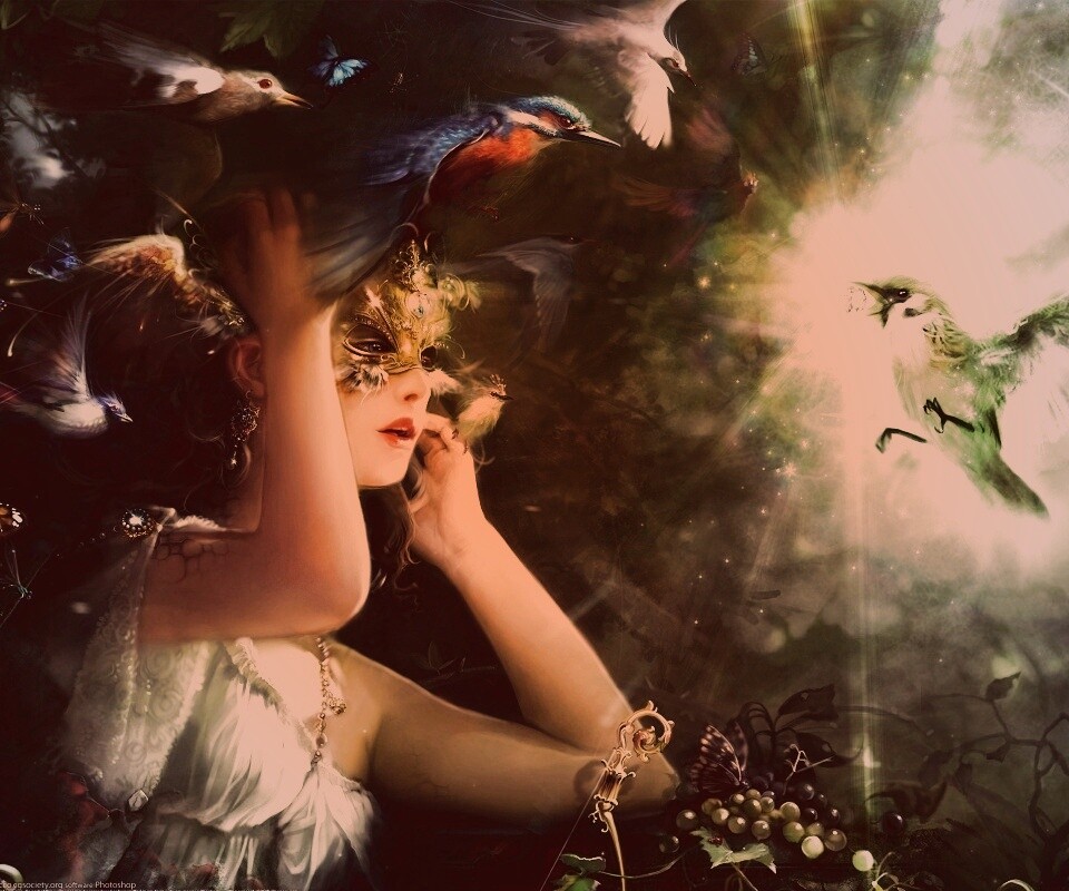 Птицы счастья обои