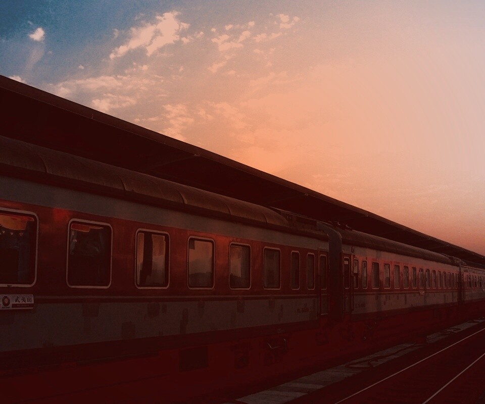 Пассажирский состав обои