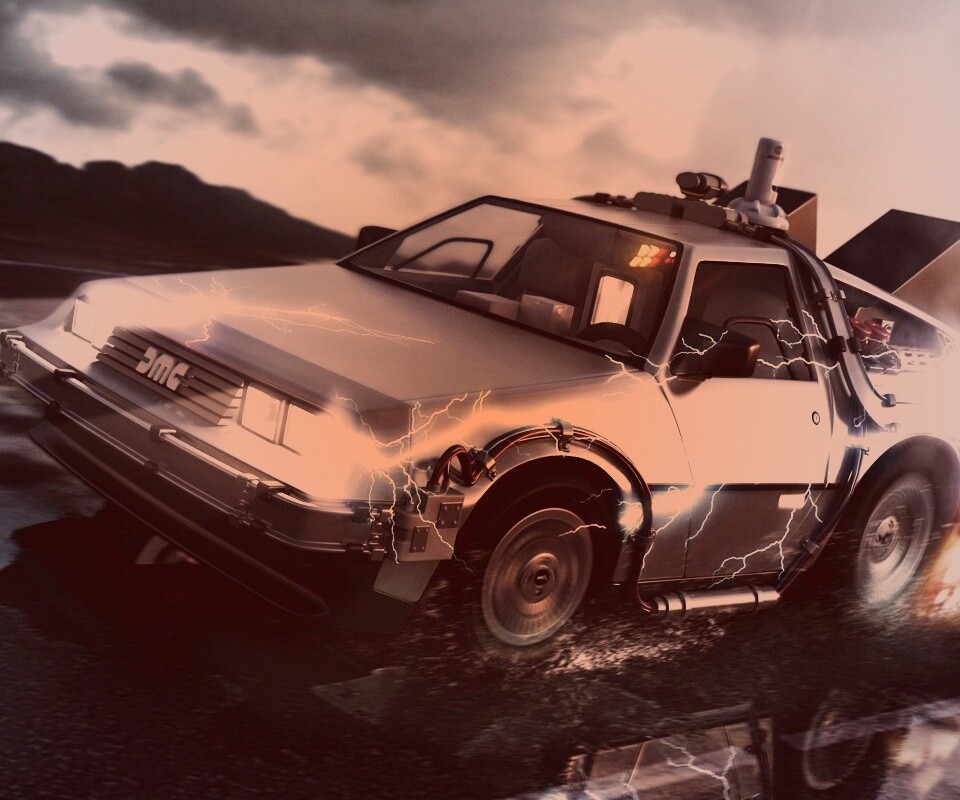 Машина времени обои