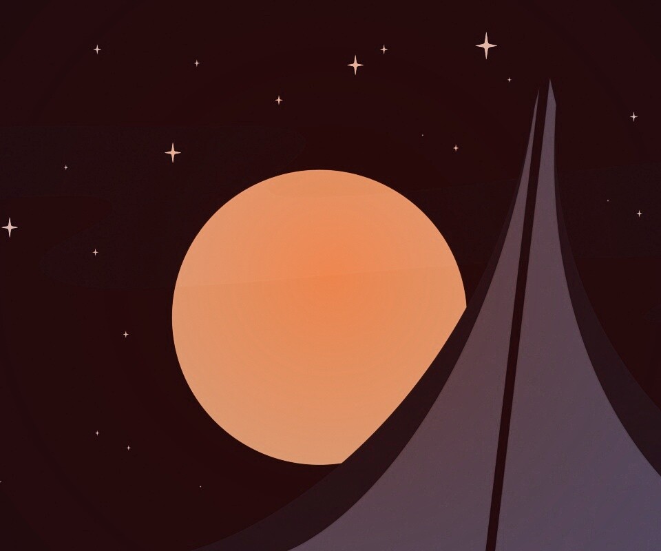 Полная луна обои