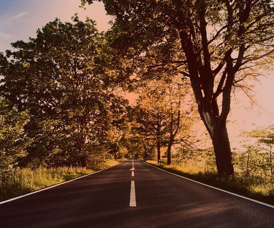 Прямая дорога обои