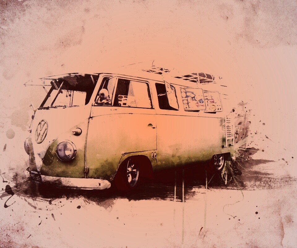 Фольксваген 56 года - лучший фургон для путешествий обои