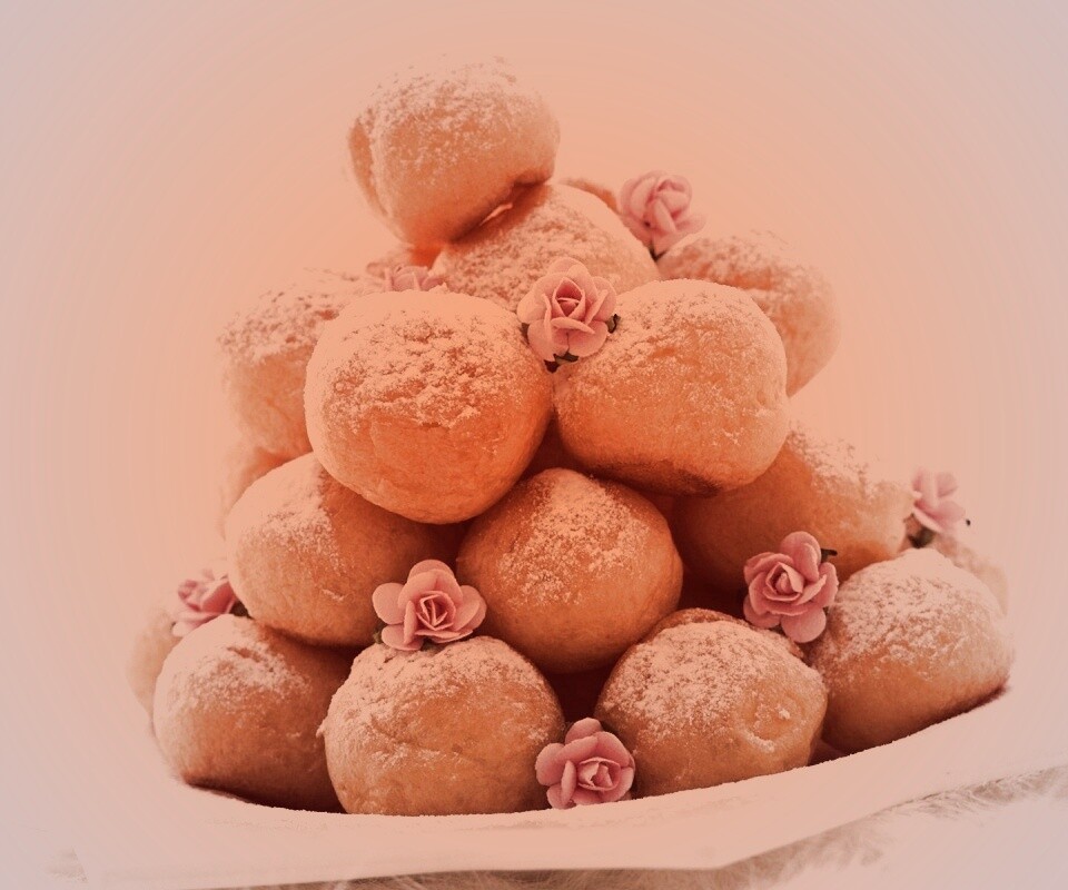 Круглые пироженки обои