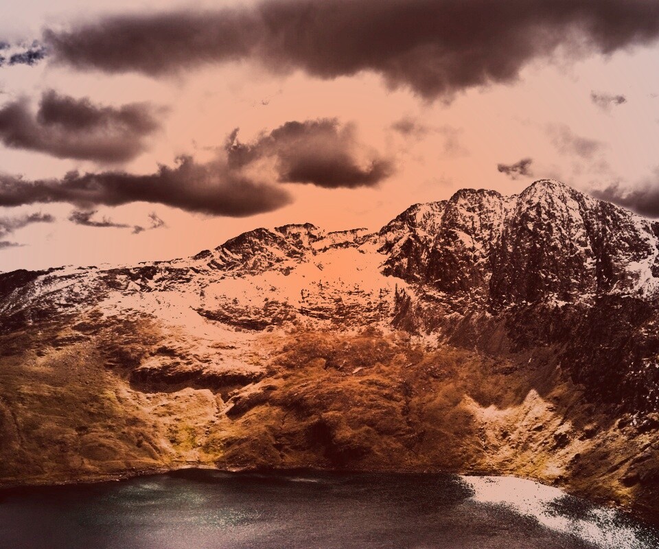 Вид на горы обои